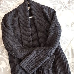 Black cardigan